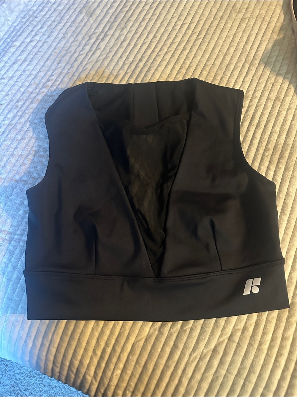 Forme Radiance Posture Correcting Sports Bra Obsidian Black Mesh XL